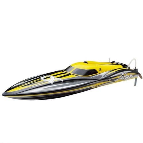 Joysway Alpha Brushless Yellow Artr Racing Boat W/Obatt/Chrgr JY8901Y